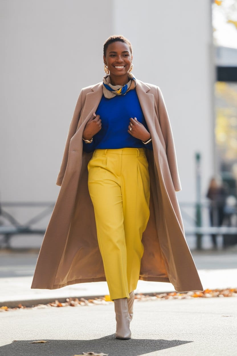 Bold Color-Blocked Ensemble