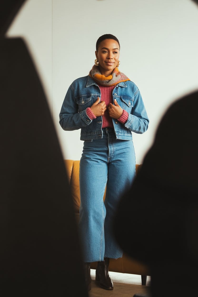 Classic Denim Jacket Look