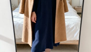 Classic Wool Coat + Midi Dress