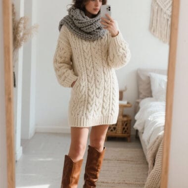 Cozy Cable Knit Wonder
