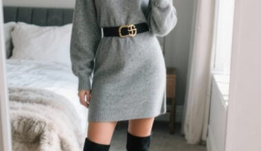 Cozy Turtleneck Dress