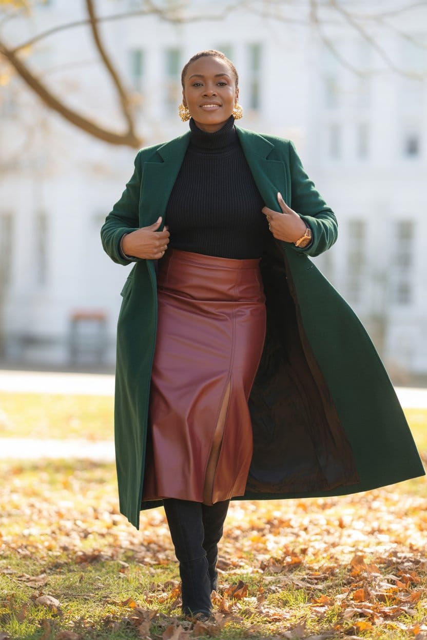 Elegant Midi Skirt Outfit