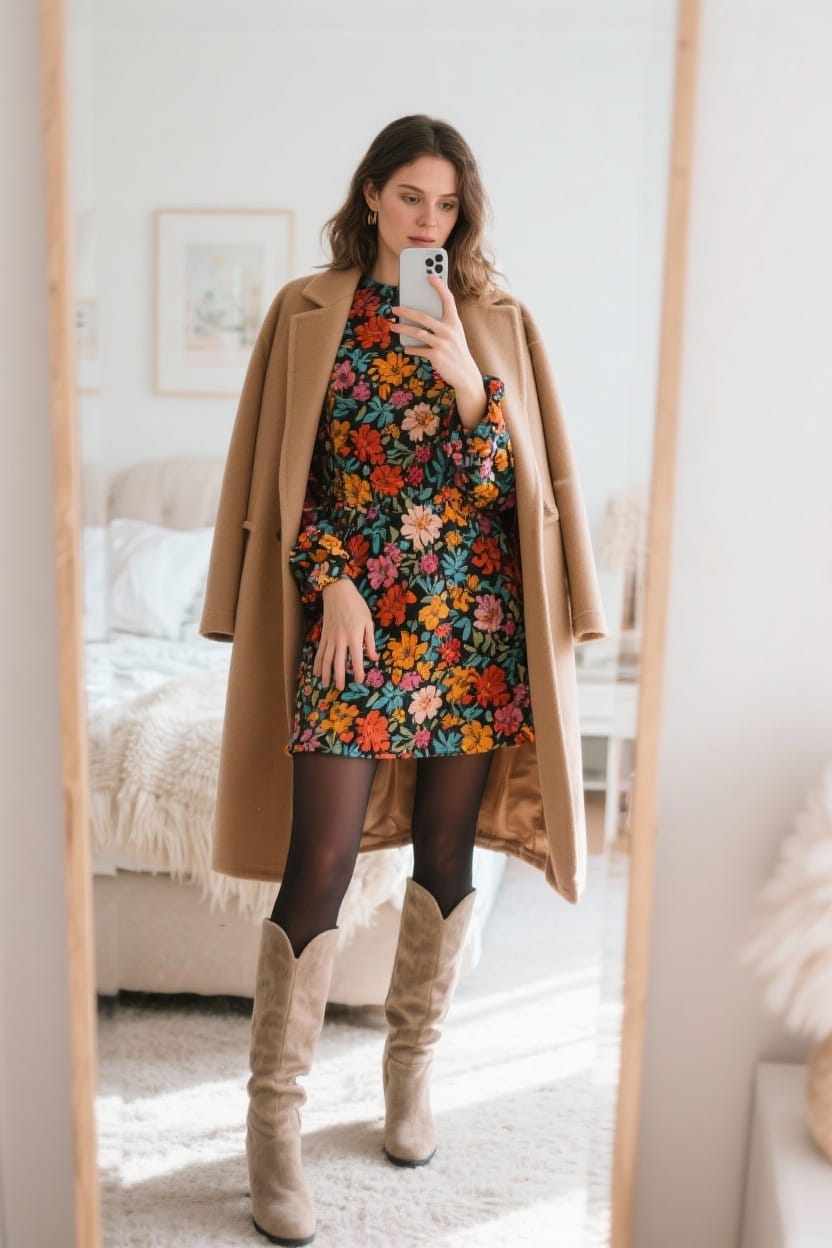 Fashion-Forward Printed Dress