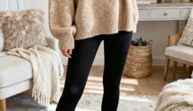 Layered Look with Oversized Sweater