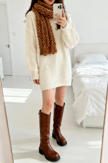 Snuggly Sweater Dress