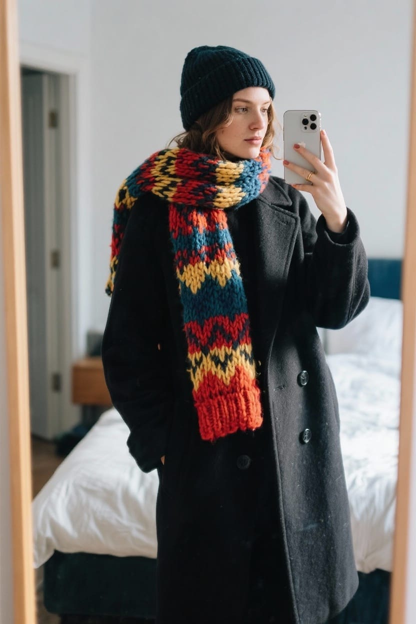 Statement Scarf and Beanie