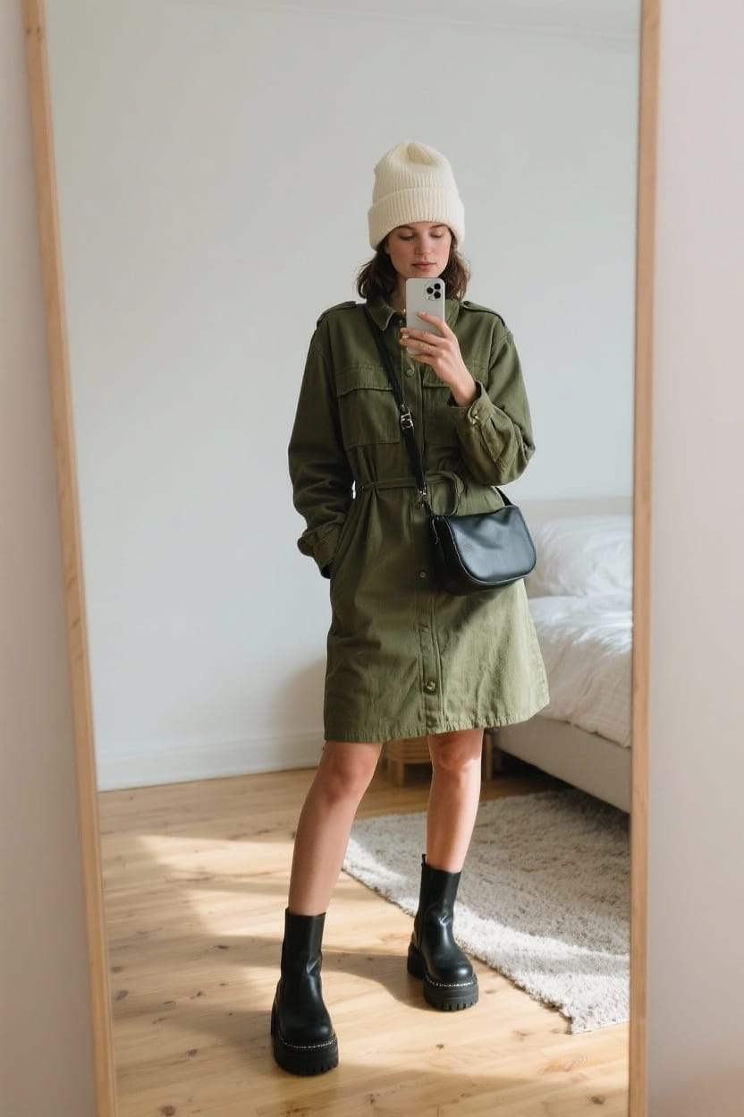 Urban Utility Dress Vibe