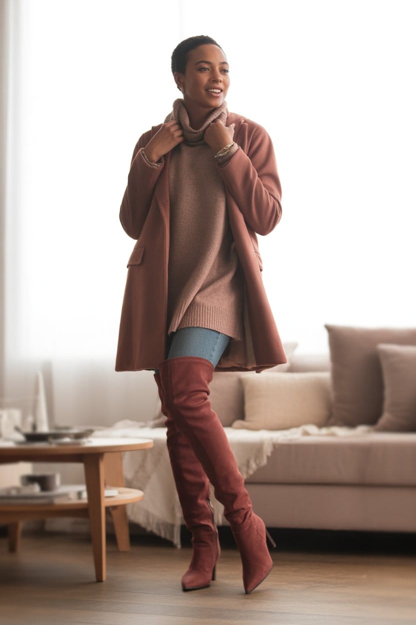 Versatile Thigh-High Boots
