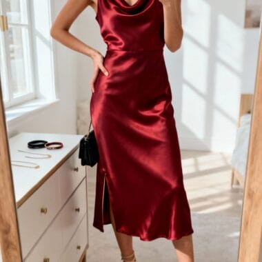 The Classic Red Dress