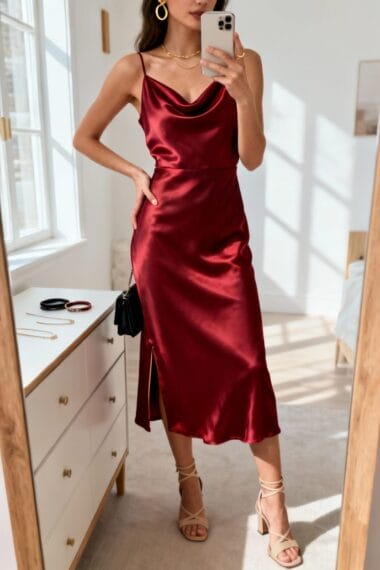 The Classic Red Dress