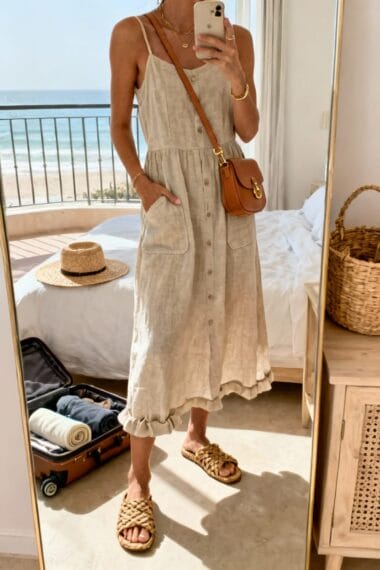 Breezy Linen Sundress