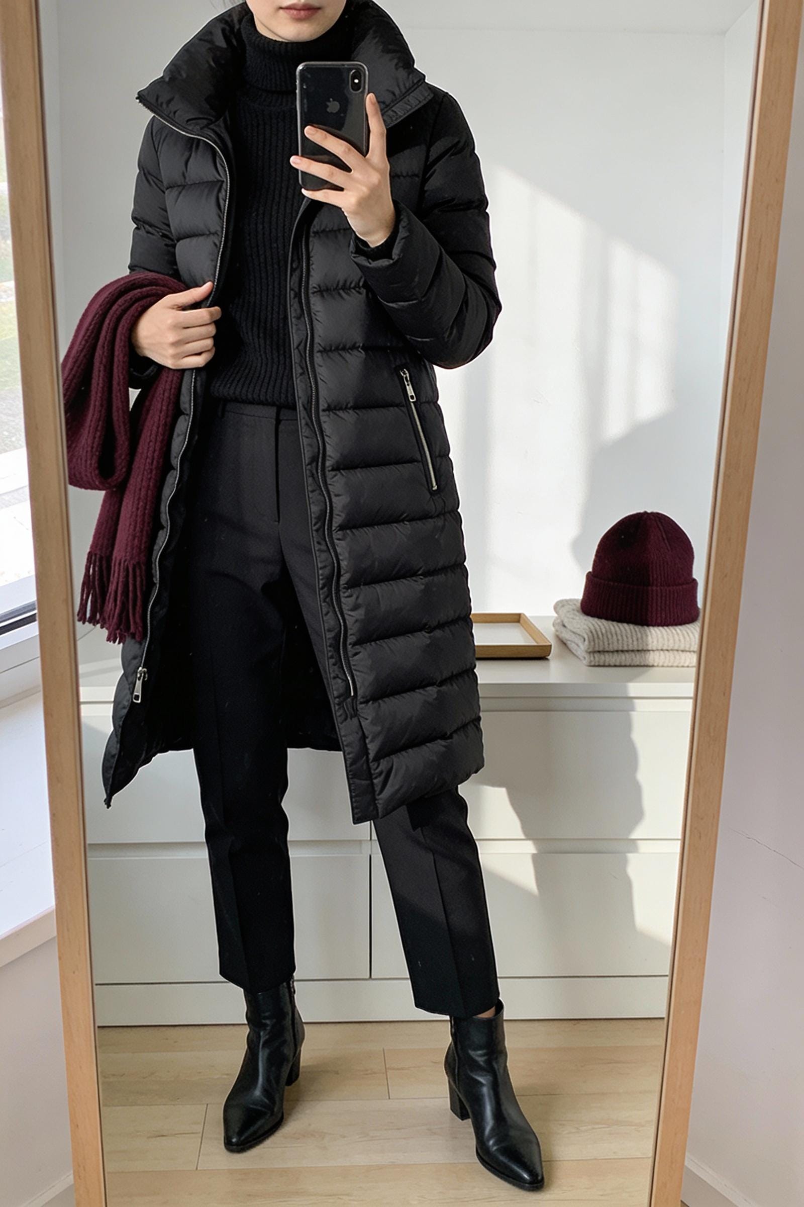 The Long Puffer Styled Sleekly