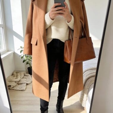 The Oversized Wool Coat Over Everything