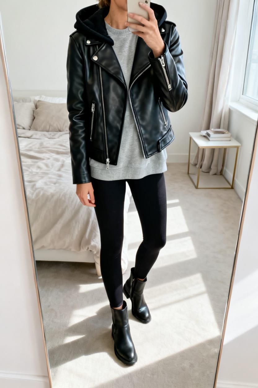 Rainy-Day Leather Hero