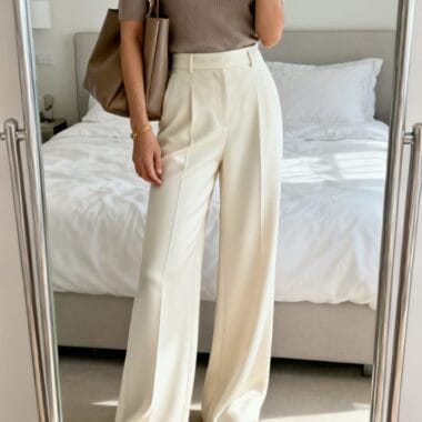 Wide-Leg Pants, First-Class Feel