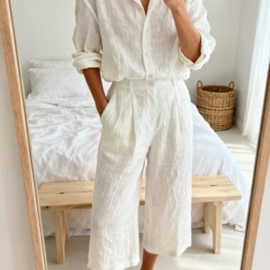 The White Linen Set