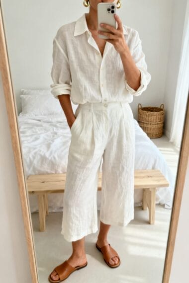 The White Linen Set