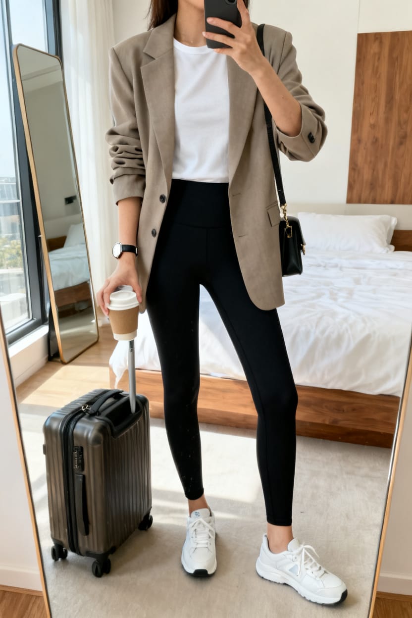 The Blazer Over Leggings