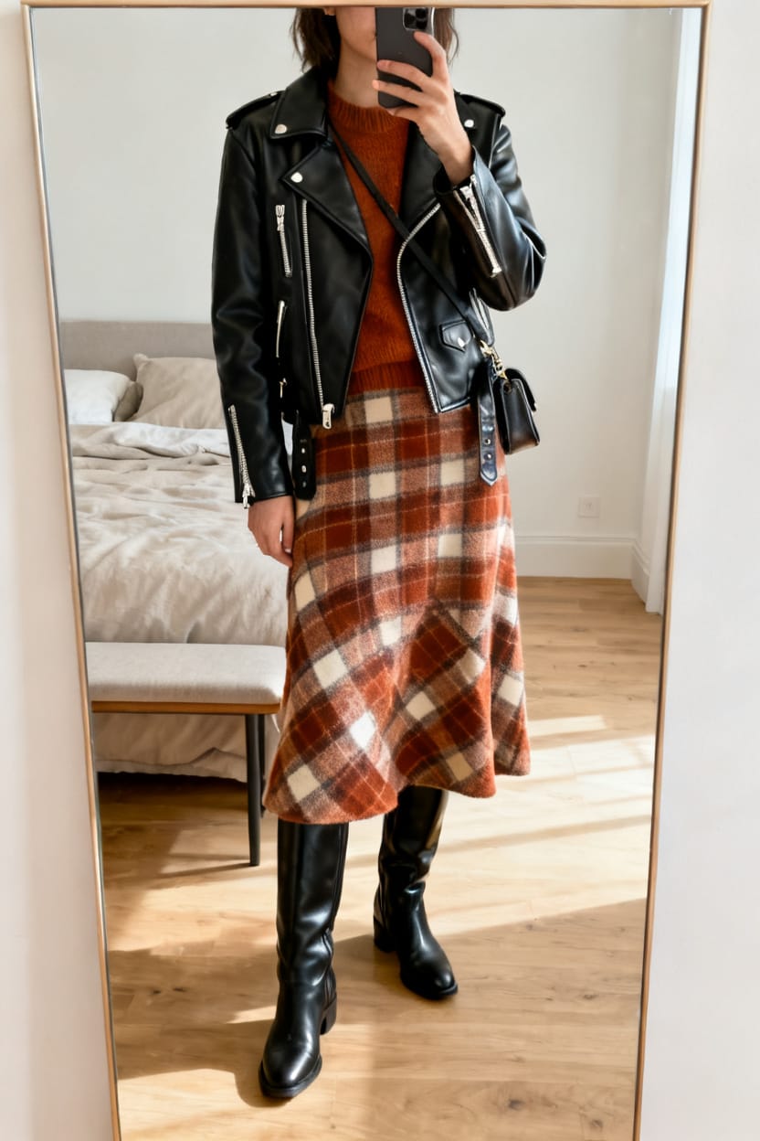 Plaid Dress, City Ready