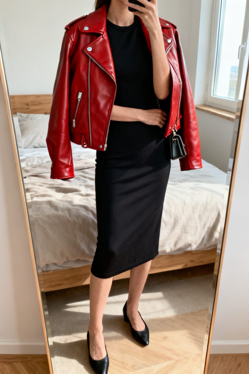 Black Dress, Red Heat