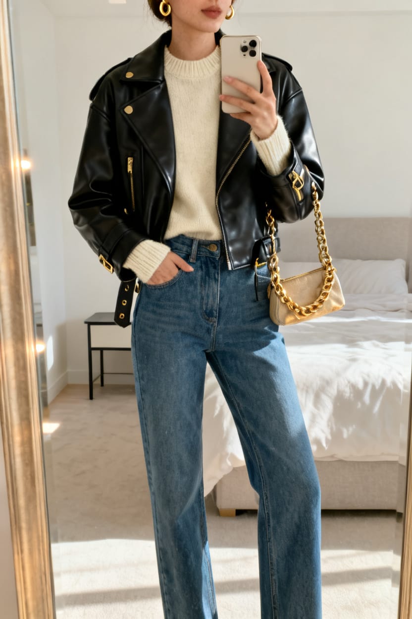 Black Jacket, Gold Glow
