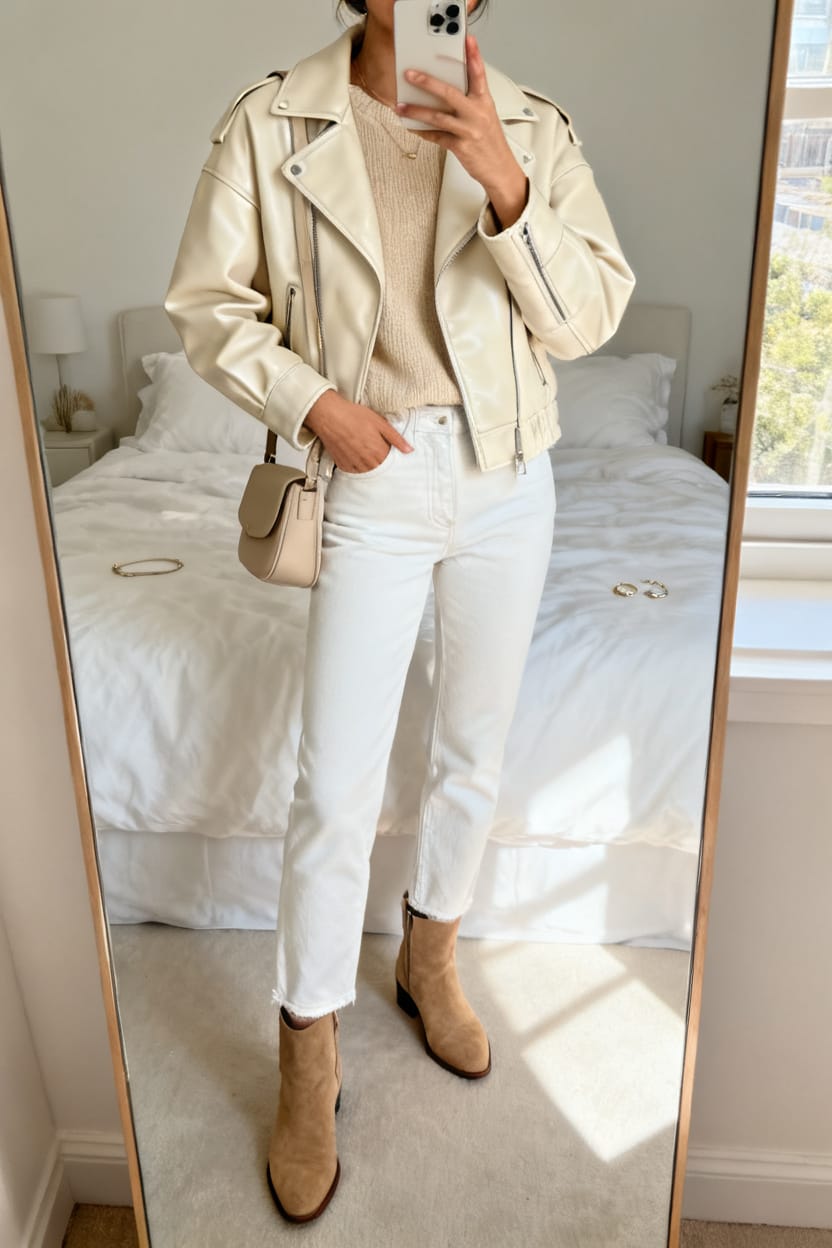 Cream Jacket, Soft Edge