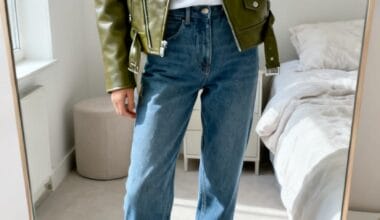 Olive With Blue Denim