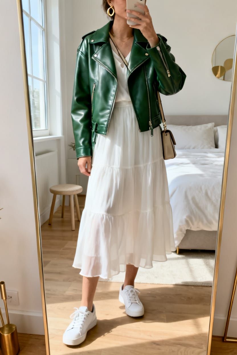 White Dress, Cool Edge