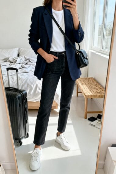 Soft Denim, Sharp Blazer