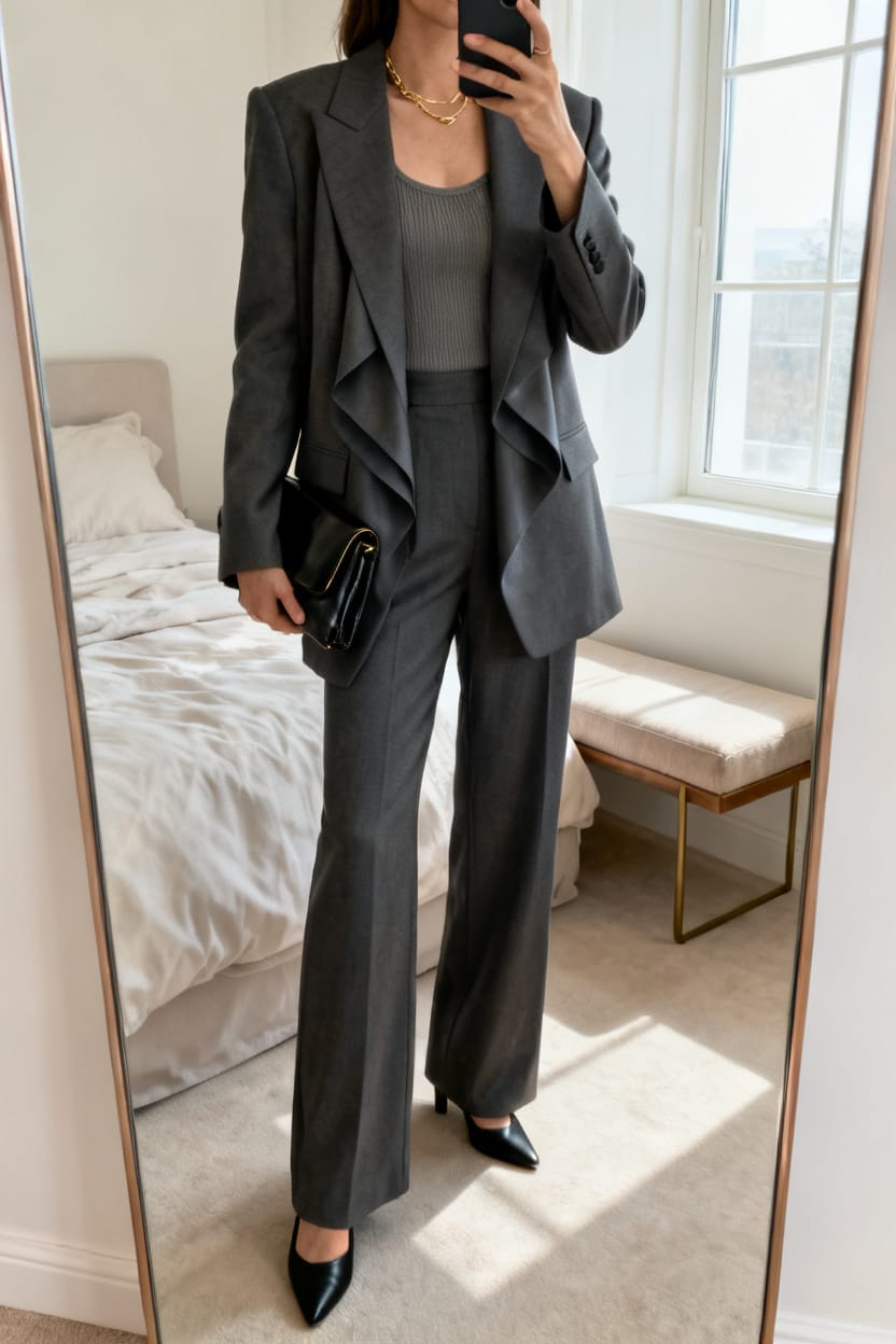 Sharp Blazer, Barely There