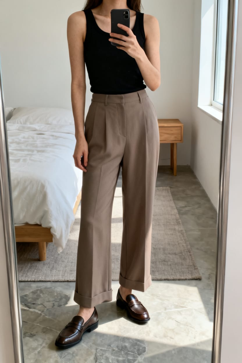 Wide Pants, Calm Style
